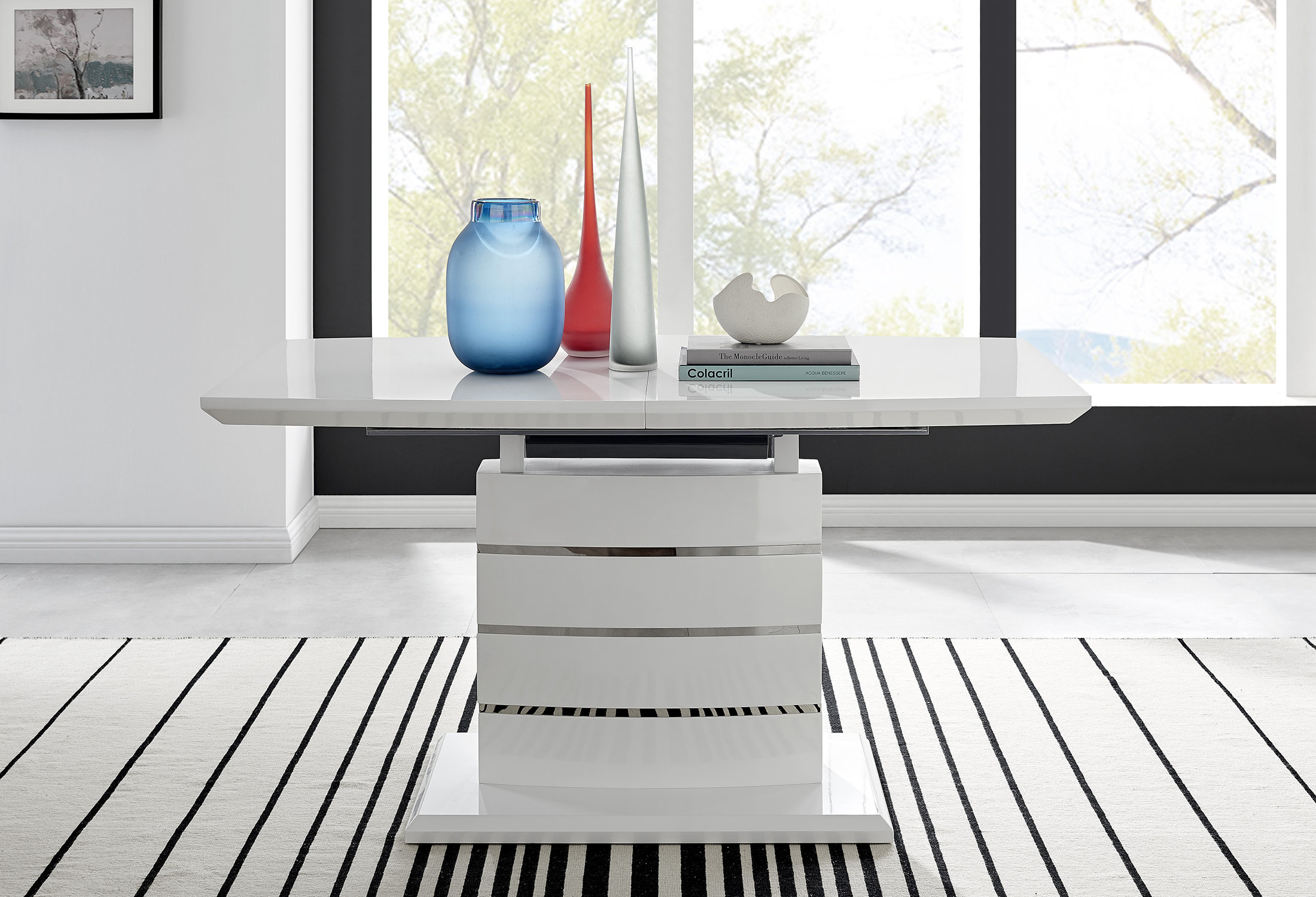 Self storing extendable dining table discount